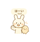 うさたまと使う♡日常バイリンガルスタンプ（個別スタンプ：31）