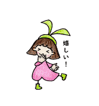 おかっぱ頭のバニーちゃん3（個別スタンプ：5）