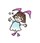 おかっぱ頭のバニーちゃん3（個別スタンプ：14）