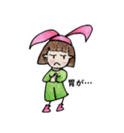 おかっぱ頭のバニーちゃん3（個別スタンプ：18）