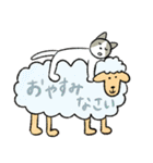 おかっぱちゃんと猫 たべもの編（個別スタンプ：10）