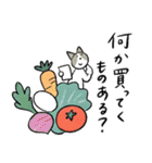 おかっぱちゃんと猫 たべもの編（個別スタンプ：15）
