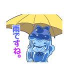 伸縮自在なスライムさん（個別スタンプ：4）