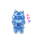 伸縮自在なスライムさん（個別スタンプ：16）