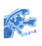 伸縮自在なスライムさん（個別スタンプ：37）