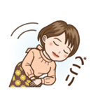 撫子さんはいつもにこやか（個別スタンプ：4）