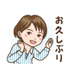 撫子さんはいつもにこやか（個別スタンプ：6）