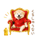 ポジティブな気持ちを伝える☆垂れ耳柴犬（個別スタンプ：40）