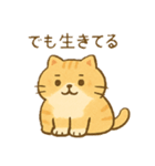 やる気ゼロのねこ（個別スタンプ：6）
