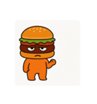 今日も働くニガバーガーくんのぼやき（個別スタンプ：12）