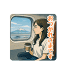 高速列車（個別スタンプ：18）