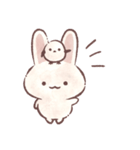 いぬねこうさくまとシマエナガ（個別スタンプ：3）