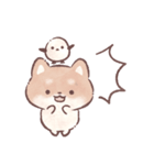 いぬねこうさくまとシマエナガ（個別スタンプ：17）