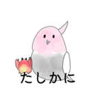 インコちゃんブルー24個のスタンプ（個別スタンプ：18）