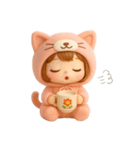 着ぐるみ猫baby♡（個別スタンプ：4）