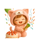 着ぐるみ猫baby♡（個別スタンプ：14）