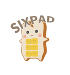 パンとバターはいつでもいっしょ（個別スタンプ：6）