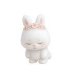 ピンクのほっぺたうさぎ （NT）（個別スタンプ：10）
