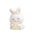 ピンクのほっぺたうさぎ （NT）（個別スタンプ：14）
