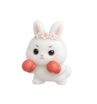 ピンクのほっぺたうさぎ （NT）（個別スタンプ：18）