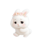 ピンクのほっぺたうさぎ （NT）（個別スタンプ：21）