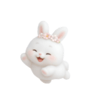 ピンクのほっぺたうさぎ （NT）（個別スタンプ：27）