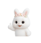 ピンクのほっぺたうさぎ （NT）（個別スタンプ：28）