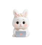 ピンクのほっぺたうさぎ （NT）（個別スタンプ：32）