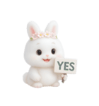 ピンクのほっぺたうさぎ （NT）（個別スタンプ：34）