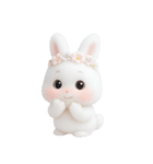 ピンクのほっぺたうさぎ （NT）（個別スタンプ：35）