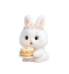 ピンクのほっぺたうさぎ （NT）（個別スタンプ：38）