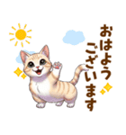 ふわっとマンチカンの毎日メッセージ（個別スタンプ：16）