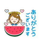 夏を感じる♡大人女子（個別スタンプ：19）