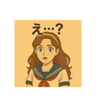 少女漫画風JKの日常（個別スタンプ：14）