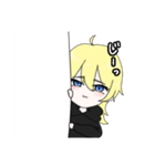 クズデレ系？の金髪ちゃん（個別スタンプ：19）