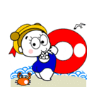 お団子2つ！【大人の夏】（個別スタンプ：6）
