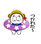 お団子2つ！【大人の夏】（個別スタンプ：19）