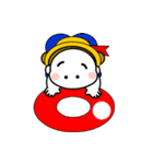 お団子2つ！【大人の夏】（個別スタンプ：22）