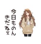 マイペース女子のほっこりお茶タイム（個別スタンプ：5）