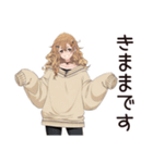 マイペース女子のほっこりお茶タイム（個別スタンプ：10）