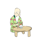 食事するおじいさん（個別スタンプ：2）