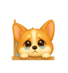 ふわかわ日和：コーギー（個別スタンプ：7）
