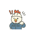ニワトリ工事長さん（個別スタンプ：15）
