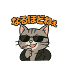 ちょいワル猫の日常スタンプ（個別スタンプ：15）