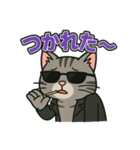 ちょいワル猫の日常スタンプ（個別スタンプ：28）