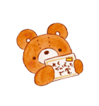 ゆるふわくまおのスタンプ(水彩)（個別スタンプ：19）