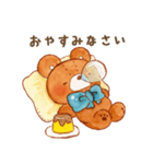 ゆるふわくまおのスタンプ(水彩)（個別スタンプ：38）