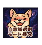 フレンチ・ブルドッグと宇宙の旅@SFW（個別スタンプ：10）