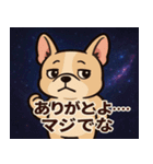 フレンチ・ブルドッグと宇宙の旅@SFW（個別スタンプ：11）