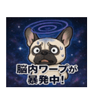 フレンチ・ブルドッグと宇宙の旅@SFW（個別スタンプ：12）